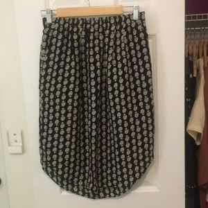 Madewell printed skirt